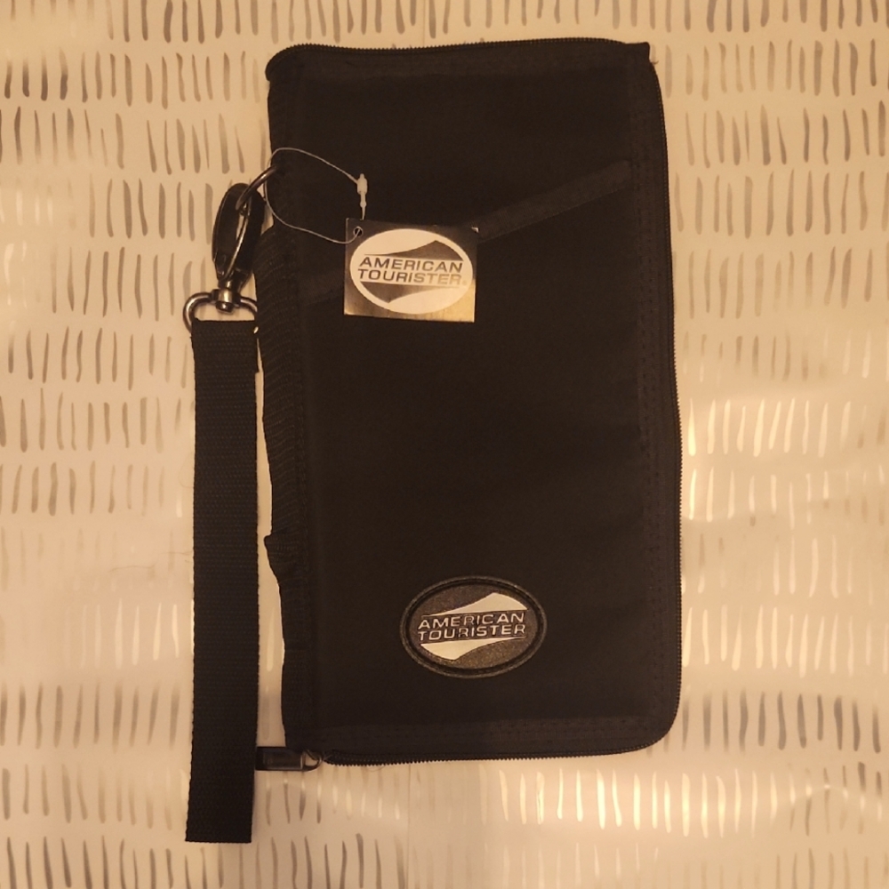 American Tourister Black Travel Wallet